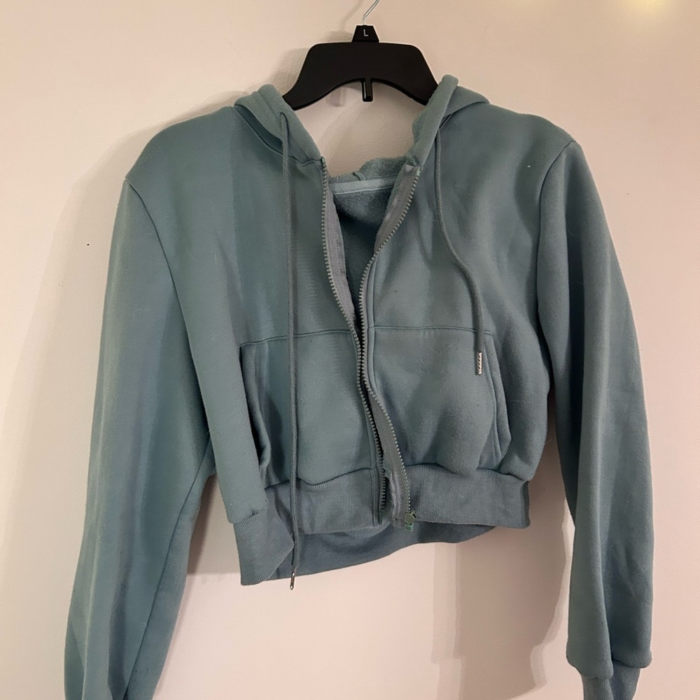 Women's Cropped Hoodie Jacket